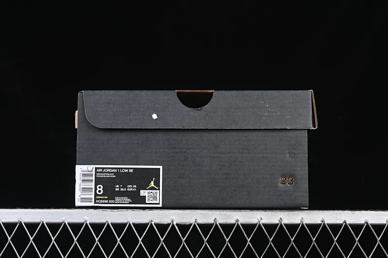 All categories Air Jordan Jordan series basketball shoes Air Jordan 1 Low Air Jordan 1 Low AJ1 Joe 1 white red black hook low-top cultural leisure sports sneakers HQ6998-600